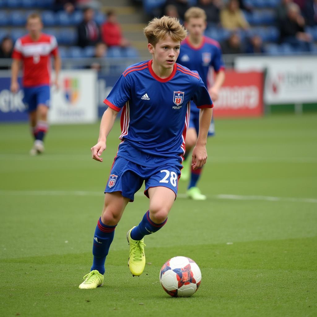 Haaland During His Time at Molde FK